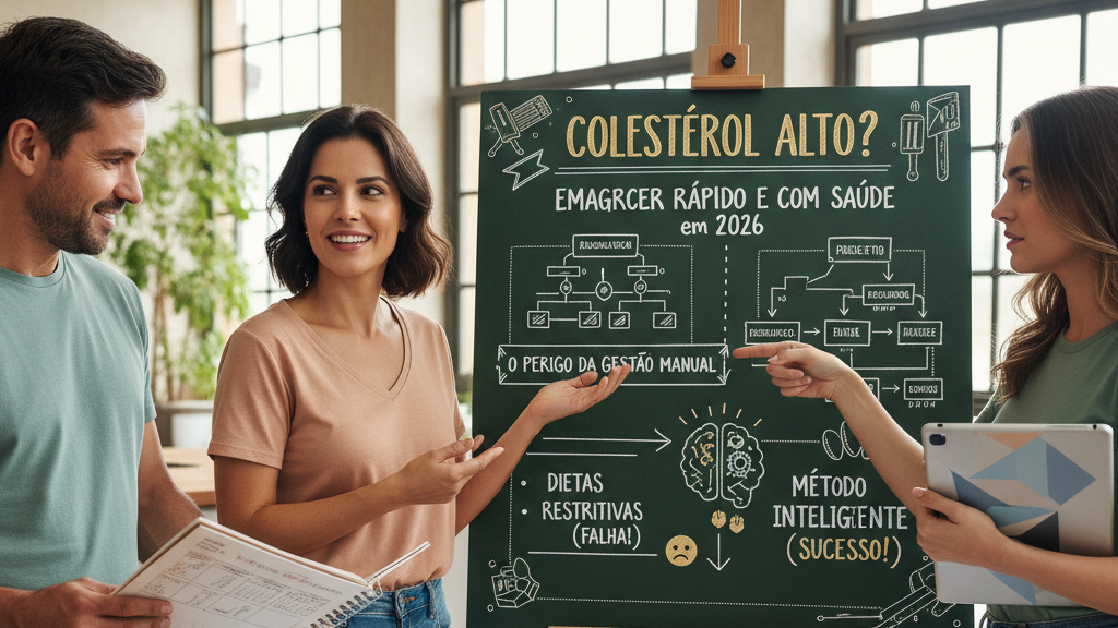 colesterol alto emagrecer rápido