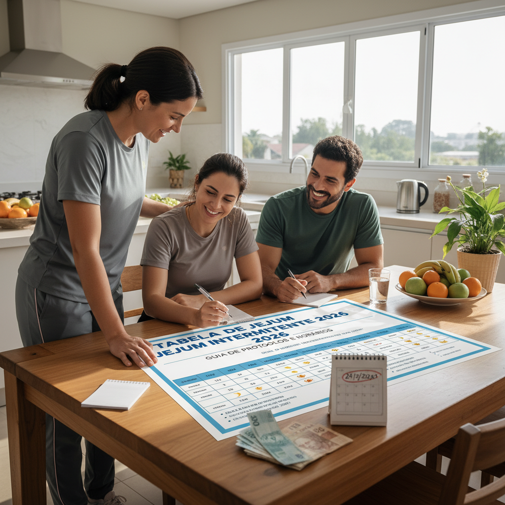 tabela de jejum intermitente