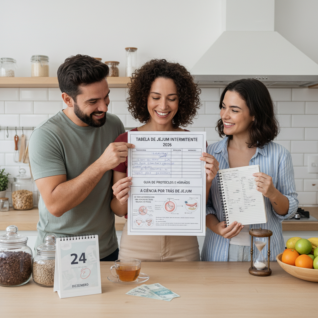 tabela de jejum intermitente