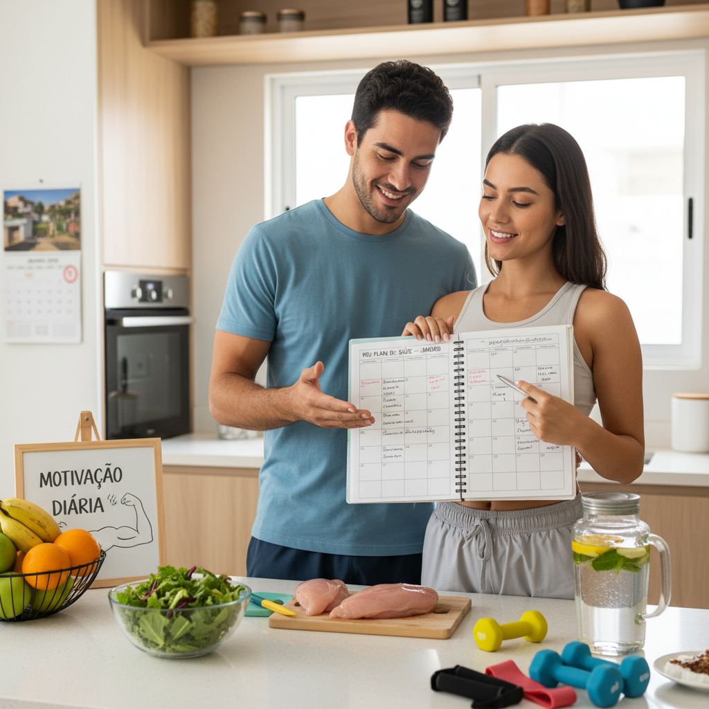 Pessoa frustrada com aplicativo de dieta complexo tentando emagrecer rápido