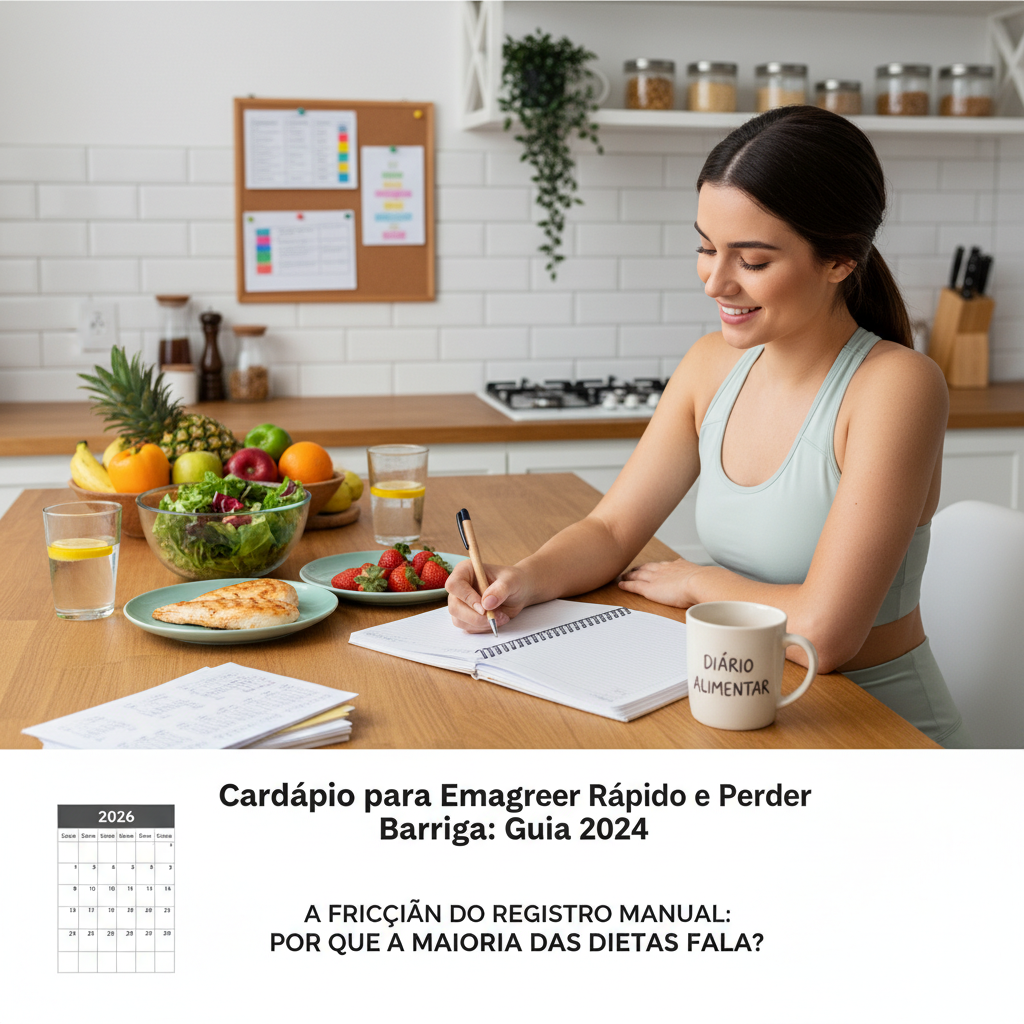 Pessoa frustrada tentando usar aplicativo de dieta tradicional