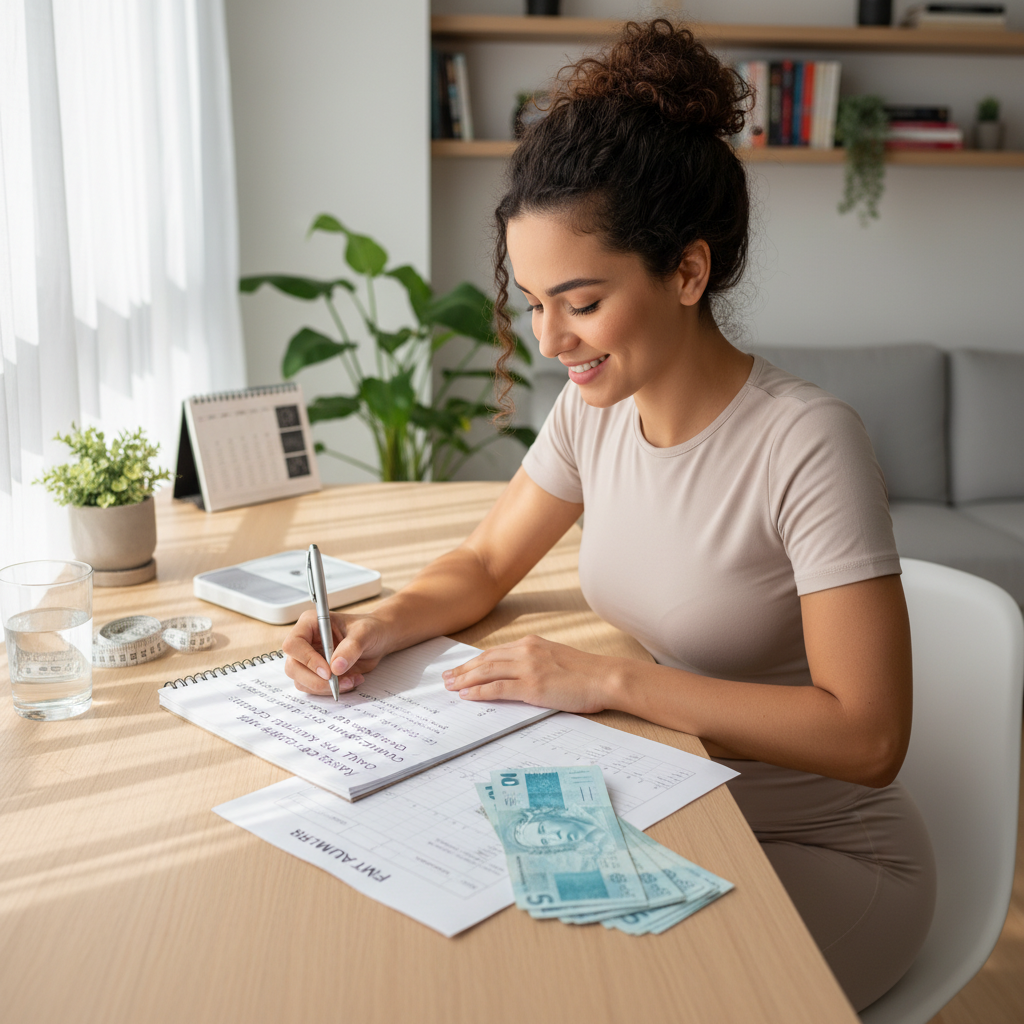 Calculadora de Caloria Diária: Guia Definitivo para Emagrecer com Precisão em 2026 Gráfico explicando a matemática do emagrecimento e taxa metabólica basal