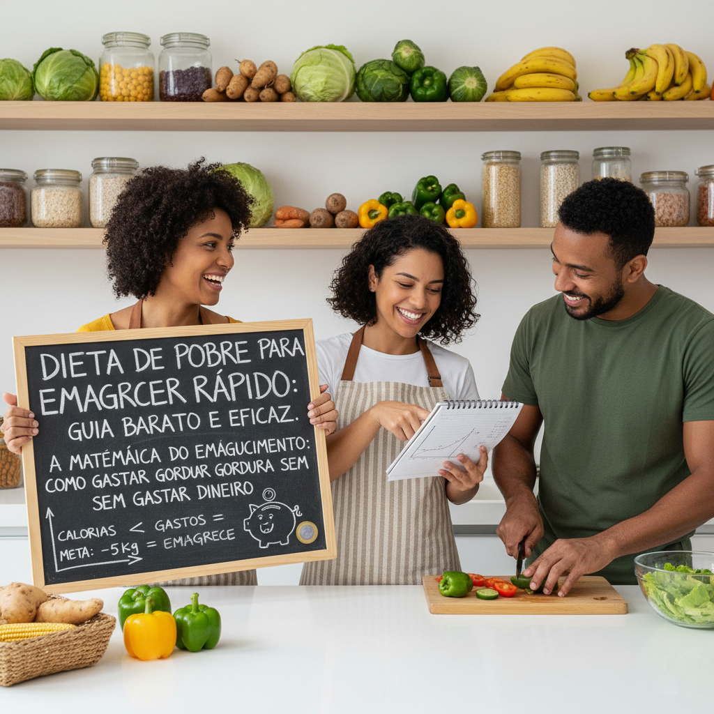 Dieta de Pobre para Emagrecer Rápido: Guia Barato e Eficaz Cálculo de calorias e economia financeira na dieta de pobre para emagrecer rápido