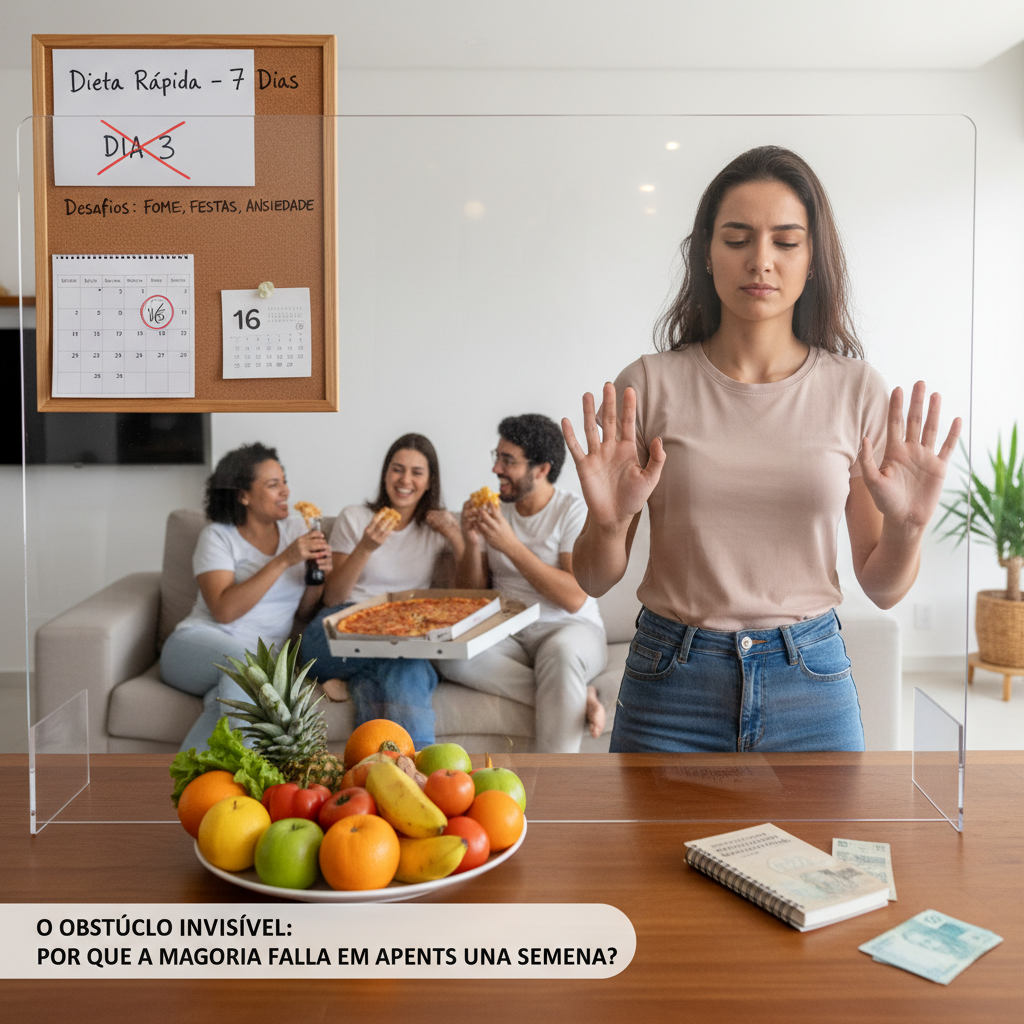 Dieta para Emagrecer Rápido em 7 Dias: O Guia Definitivo Pessoa confusa olhando para um aplicativo de dieta complexo