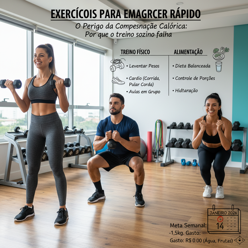 Gráfico comparativo de calorias queimadas no treino versus calorias ingeridas em um lanche