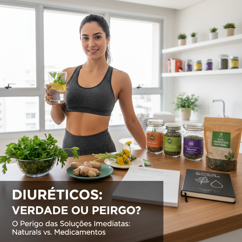 Comparativo entre diuréticos naturais e medicamentos sintéticos para perda de peso