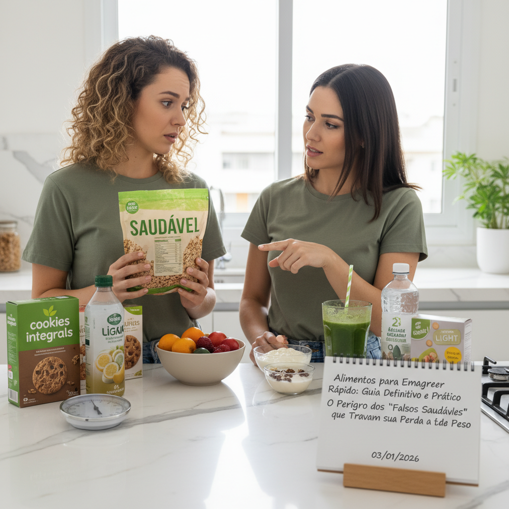 Alimentos para Emagrecer Rápido: Guia Definitivo e Prático Comparação entre alimentos ultraprocessados fit e alimentos naturais para emagrecer