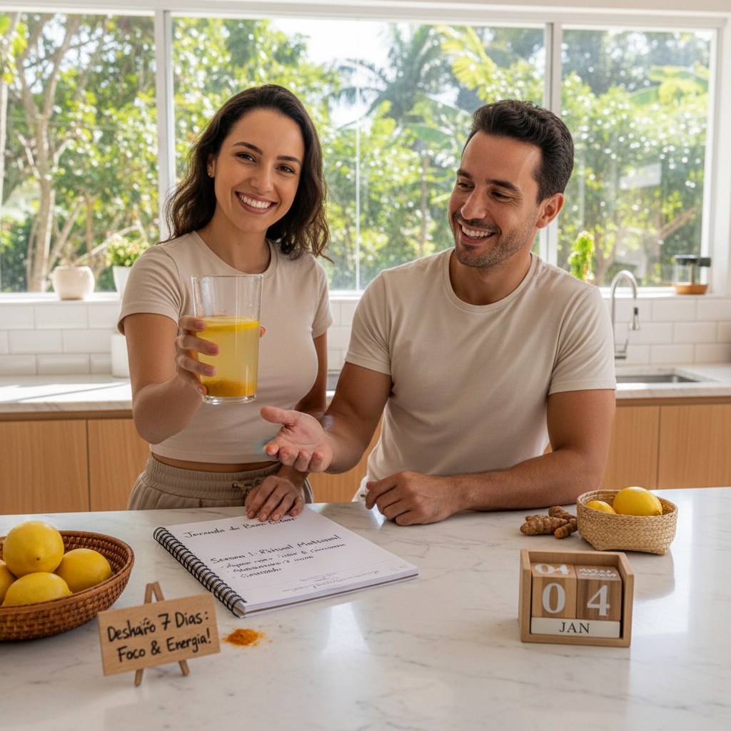 Pessoa frustrada segurando um celular e um caderno de anotações de dieta
