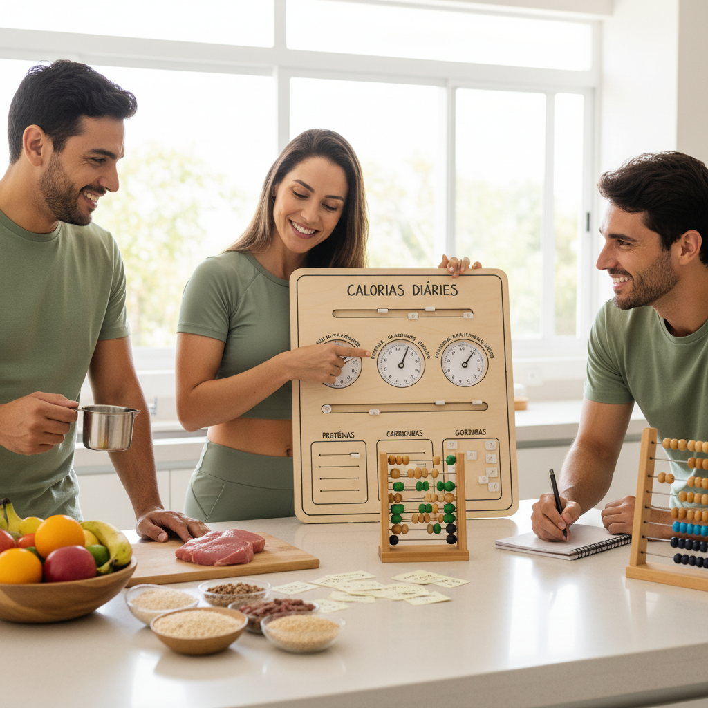 Calculadora de Caloria Diária: Guia Definitivo para Emagrecer com Precisão em 2026 Pessoa utilizando calculadora de caloria diária no celular para planejar refeições