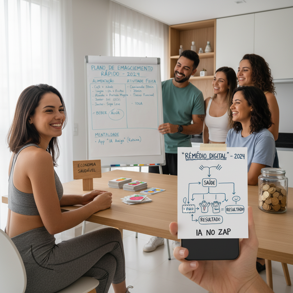 Pessoa enviando foto de refeição no WhatsApp para inteligência artificial do ZapDieta