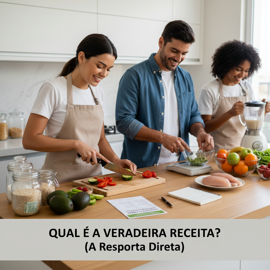 receita para emagrecer rápido com equilíbrio entre déficit calórico e densidade nutricional